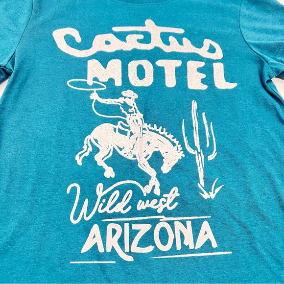 Wound Up Teal 'Cactus Motel' Kids Tee - Picture 2 of 4